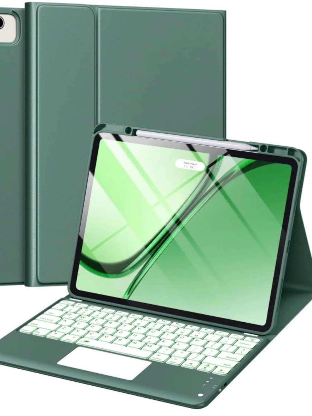 iPad Air 13 Inch (M4/M3/M2) & Pro 12.9 Case with Keyboard